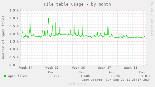 File table usage